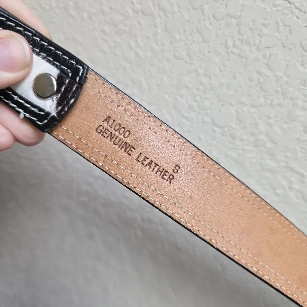 3D Brand Western Belt Studded Calfhair Toddler Unisex Size Small 25in
